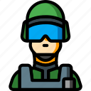 avatar, people, professional, professions, soldier, user