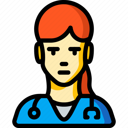 Avatar, doctor, female, nurse, people, professional, professions icon - Download on Iconfinder