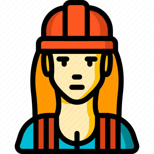 Avatar, builder, construction, female, people, professional, professions icon - Download on Iconfinder