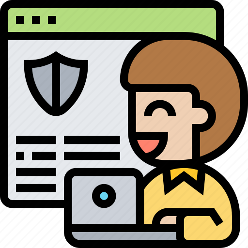 Authorized, program, protection, personal, security icon - Download on Iconfinder