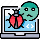 bad, bug, develop, development, error