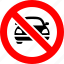 automobile, ban, car, no, prohibited, transport, vehicle, forbidden, banned 