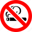 ban, cigarette, no, no smoking, prohibition, sign, forbidden, banned 