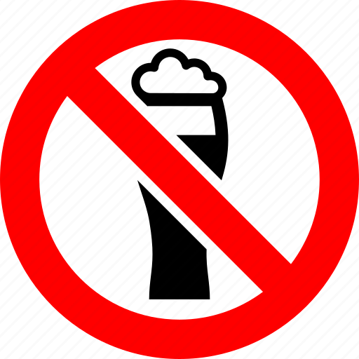 Alcohol, ban, beer, no, prohibition, sign, forbidden icon - Download on Iconfinder