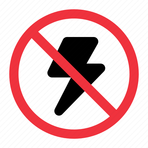 No, flash, warning, forbidden, camera, prohibited icon - Download on Iconfinder