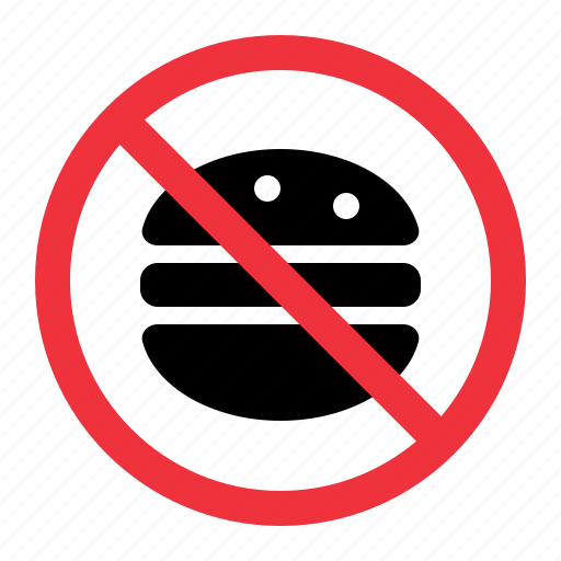 No, food, warning, forbidden, eat, prohibited icon - Download on Iconfinder