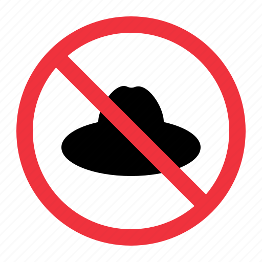 No, hat, warning, forbidden, cap, prohibited icon - Download on Iconfinder