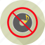 ban, denied, no music, noise, songs, prohibit, prohibited 