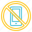 phone, sign, prohibition, device, block, no phone 