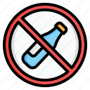 alcohol, avoid, drinking, prohibition, forbidden, bottle, no alcohol, no drinking