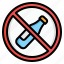 alcohol, avoid, drinking, prohibition, forbidden, bottle, no alcohol, no drinking 
