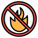 fire, signs, signaling, prohibition, burning, flames, no fire, no fire allowed, not allowed
