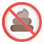 poop, excrement, waste, pooping, signal, miscellaneous, forbidden, no poop, no pooping 