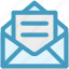 envelope, letter, mail, message, open letter 