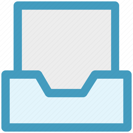 Archive, document, drawer, file, folder, page icon - Download on Iconfinder