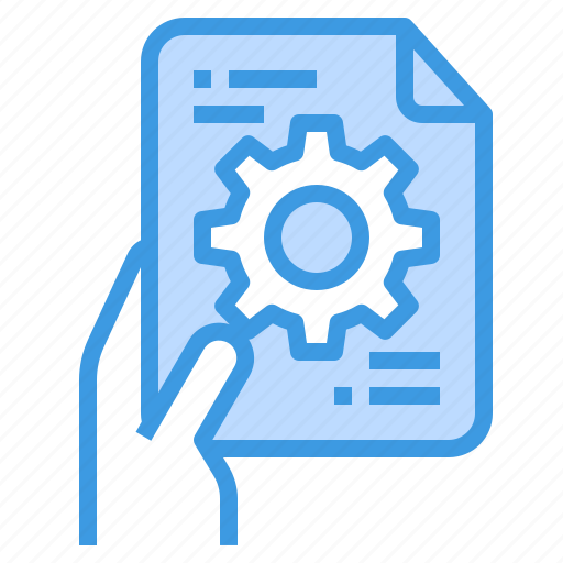 Document, hand, plan, progress, project icon - Download on Iconfinder