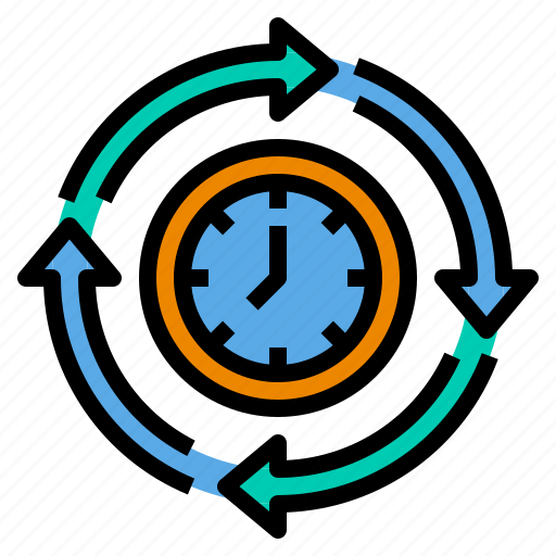 Arrow, implementation, management, project, time icon - Download on Iconfinder