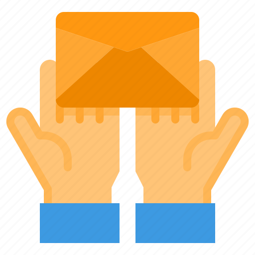 Email, envelope, exchange, hands, sent icon - Download on Iconfinder
