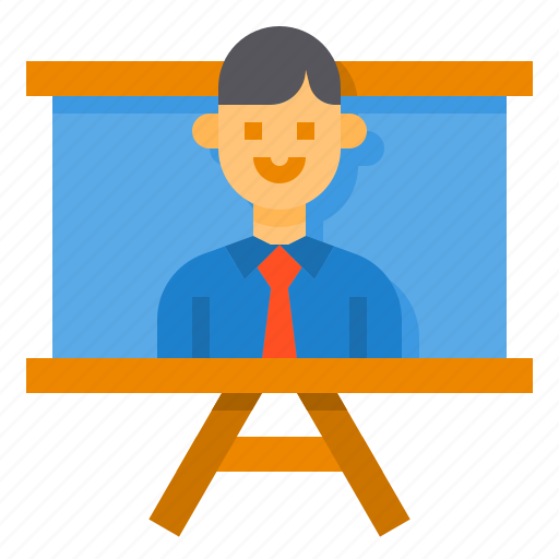 Manager, meeting, organization, presentation, working icon - Download on Iconfinder