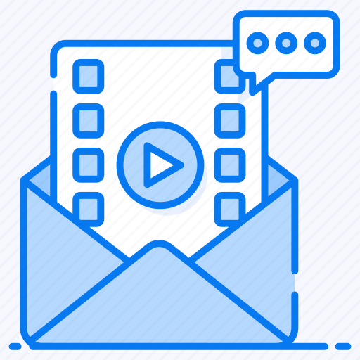 Message video, mms, video chat, video communication, video message icon - Download on Iconfinder