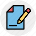 document, file, page, pen, sheet, text