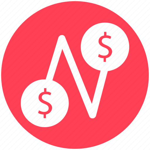 Coins, connection, current, dollar, fund, money icon - Download on Iconfinder