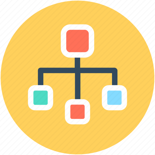Hierarchy, network, organization structure, sitemap, workflow icon - Download on Iconfinder