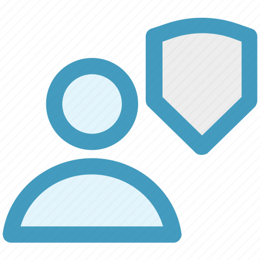 Account, man, protection, security, shield icon - Download on Iconfinder