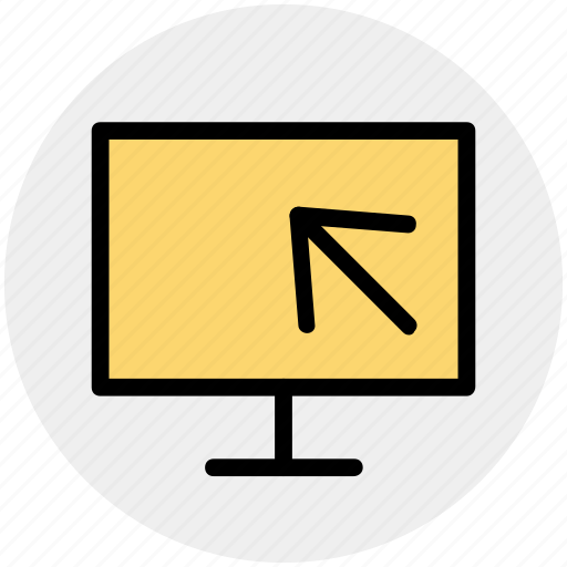 Arrow, cursor, lcd, screen, selection icon - Download on Iconfinder