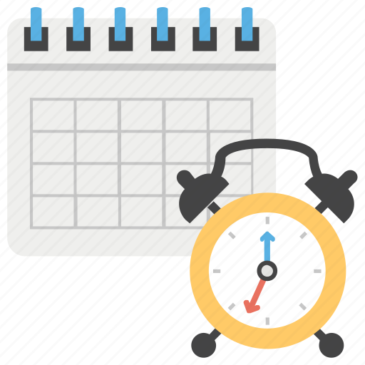 Alarm clock, calendar, deadline, schedule, work management icon - Download on Iconfinder