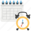 alarm clock, calendar, deadline, schedule, work management 