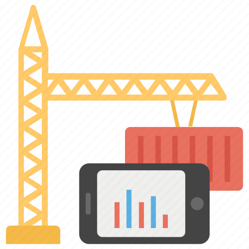 Construction crane, construction site, crane machine, industrial crane, tower crane icon - Download on Iconfinder
