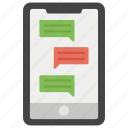 mobile chat, mobile communication, mobile message, sms, text message