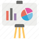 analytics, bar graph, pie chart, presentation, statistics