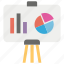 analytics, bar graph, pie chart, presentation, statistics 