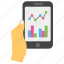 analytics, mobile graph, mobile ui, mobile ux, statistics 
