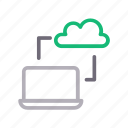 cloud, filesharing, laptop, notebook, storage