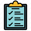 checklist, list, check, menu, project, mark, clipboard, document