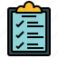 checklist, list, check, menu, project, mark, clipboard, document 