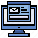 send, mail, communications, message, screen, monitor