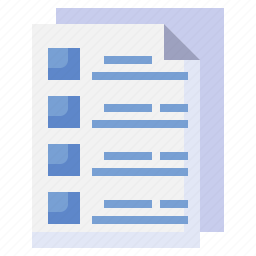Page, list, paper, files, document icon - Download on Iconfinder