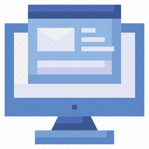 Send, mail, communications, message, screen, monitor icon - Download on Iconfinder