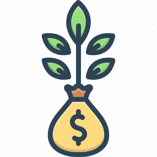 Deposit, growth, investment, money, plant, profit, wealth icon - Download on Iconfinder