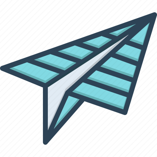 Aircraft, creative, disposable, flight, handmade, idea, paper plane icon - Download on Iconfinder