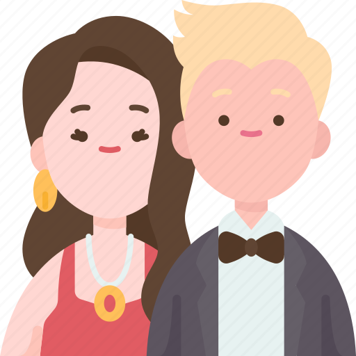 Senior, couple, date, prom, formal icon - Download on Iconfinder