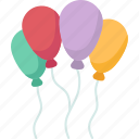 balloons, party, celebration, prom, birthday