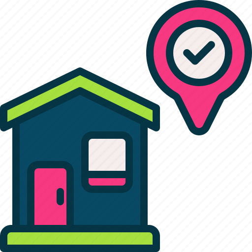 Location, house, map, direction, place icon - Download on Iconfinder