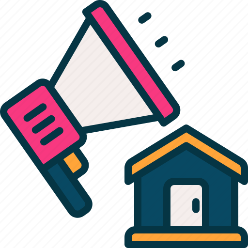Marketing, megaphone, house, real, estate, business icon - Download on Iconfinder