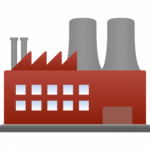 Factory, industrial, industry, manufacturer, manufacturing, production, property icon - Download on Iconfinder
