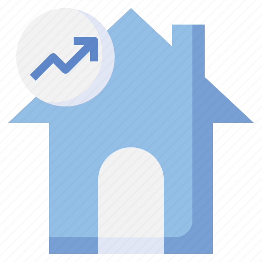 Increase, real, estate, price, cost, arrow, homes icon - Download on Iconfinder